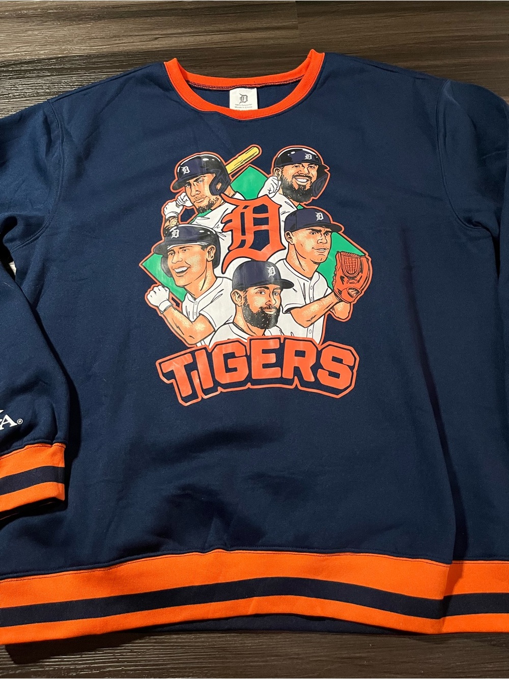 Detroit Tigers Caricature Sweatshirt SGA 5/2/2026 Adult XXL